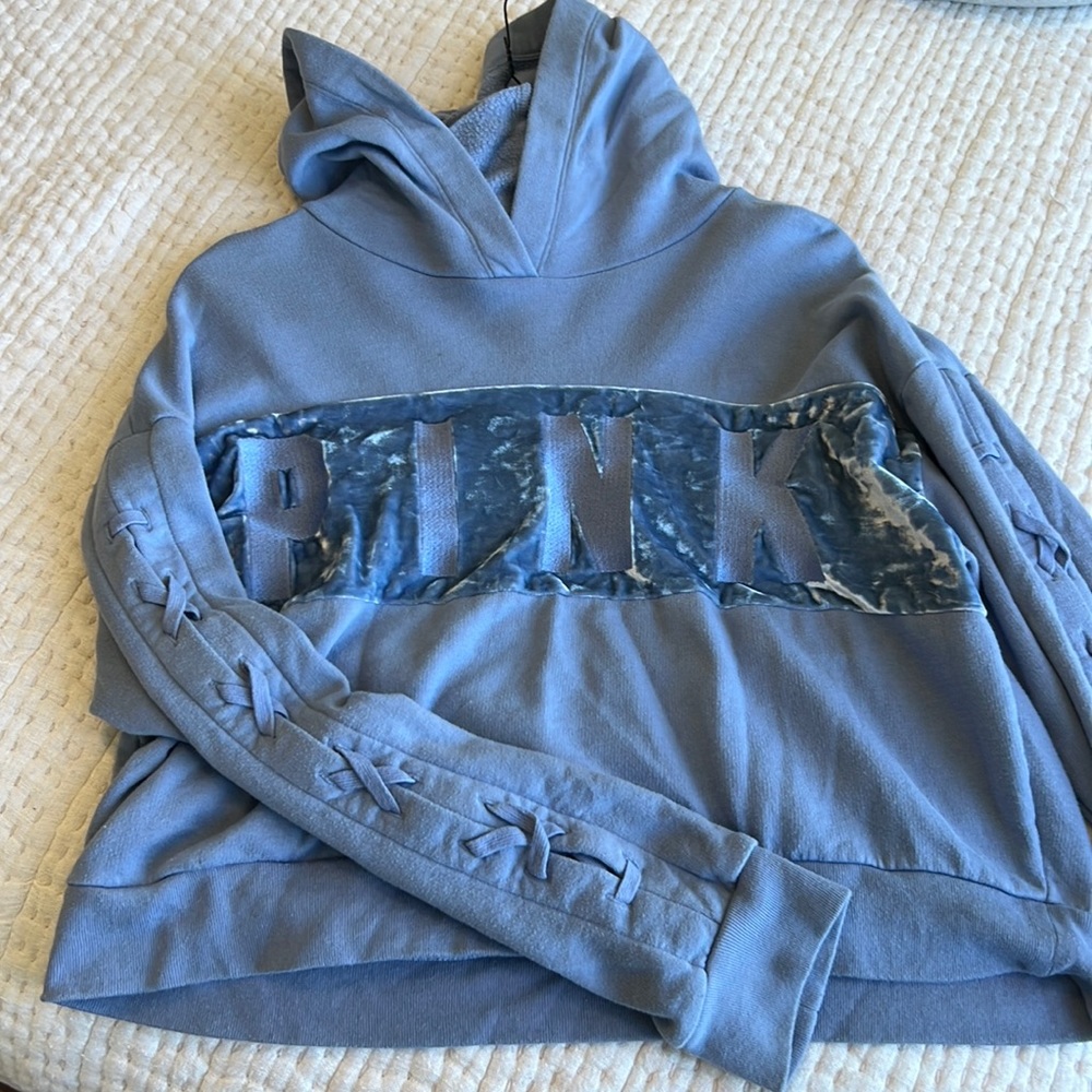 Velour PINK hoodie